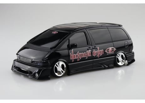 アオシマ 1/24 ザ･チューンドカー No.96 ブラックマフィア TCR11W エスティマ '98 (トヨタ)