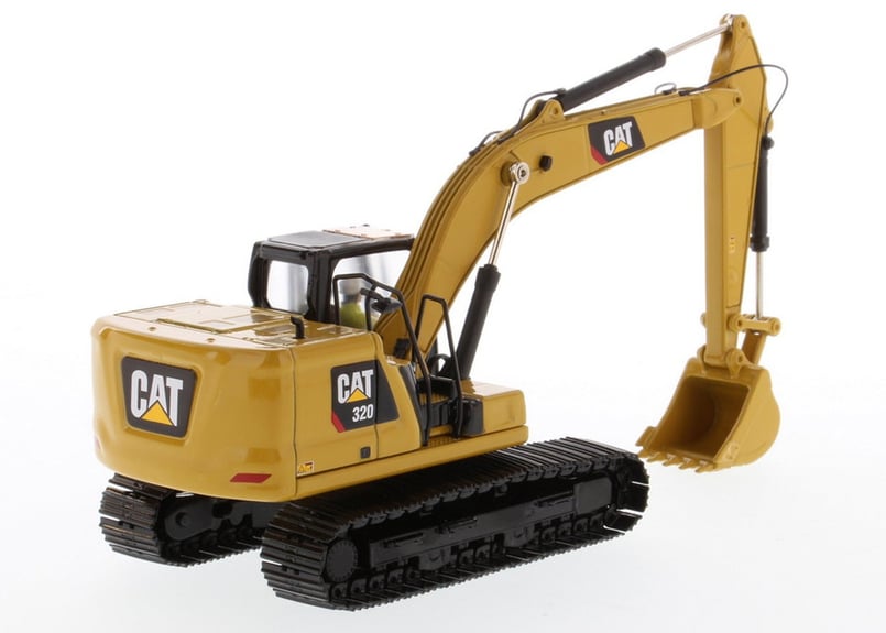 プラッツ ダイキャストマスター 1/50 CAT 320 油圧ショベル（Next