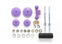 タミヤ ミニ四駆パーツ 95518 大径スタビヘッドセット (11mm･15mm パープル)（ミニ四駆特別企画）
