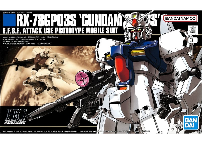バンダイ HGUC-025 1/144 RX-78GP03S ガンダムGP03S ステイメン