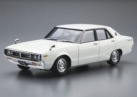 アオシマ 1/24 ザ･モデルカー No.47 ニッサン GC110 スカイライン2000GT '72 【絶版】