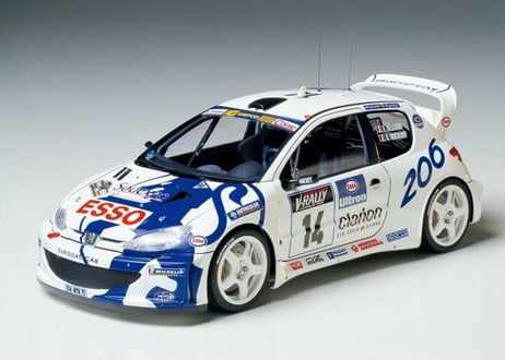タミヤ 1/24 スポーツカー No.221 プジョー206WRC