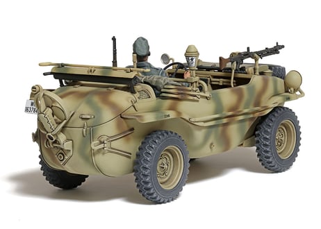 タミヤ 1/35 MM No.393 シュビムワーゲン166型 (ワイドホイール仕様)