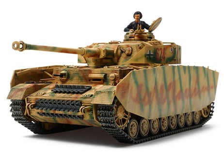 タミヤ 1/48 MM No.84 ドイツIV号戦車H型 （後期型）