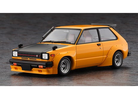 ハセガワ 20819 1/24 トヨタ スターレット KP61 S （3ドア） 中期型 （1980） “カスタムバージョン”