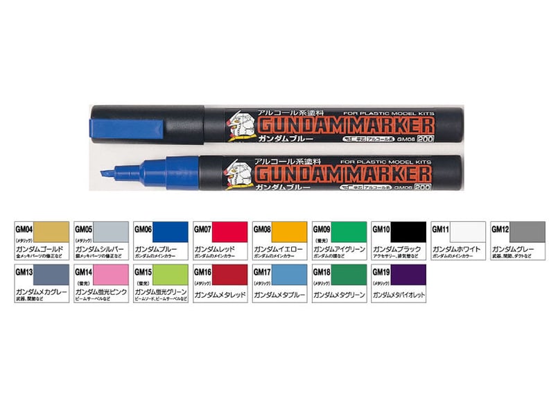 GSIクレオス GM15 ガンダムマーカー ガンダム蛍光グリーン | ウエサカ