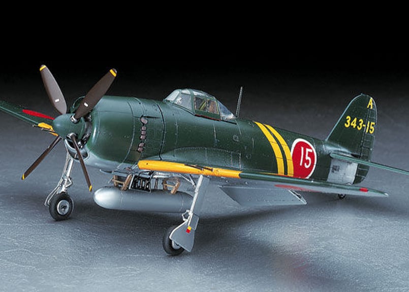 ハセガワ 1/48 航空機 JT73 川西 N1K2-J 局地戦闘機 紫電改