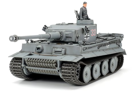 タミヤ 1/35 MM No.216ドイツ重戦車 タイガーI 初期生産型