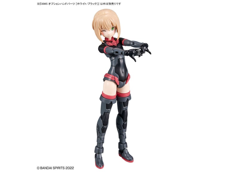 バンダイ 30MS オプションハンドパーツ ［ホワイト/ブラック