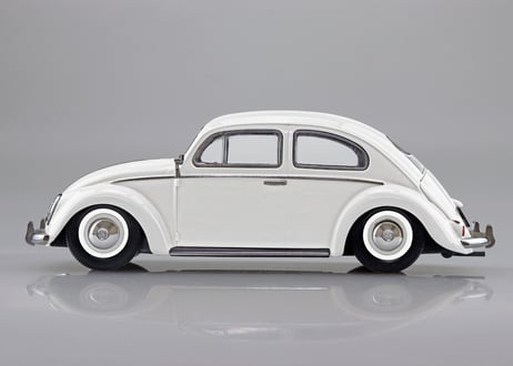アオシマ 1/32 楽プラ スナップキット No.20-PW フォルクスワーゲン ビートル(パールホワイト)
