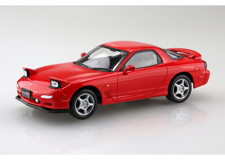 アオシマ 1/32 楽プラ スナップキット No.04-VR アンフィニ FD3S RX-7(ヴィンテージレッド)