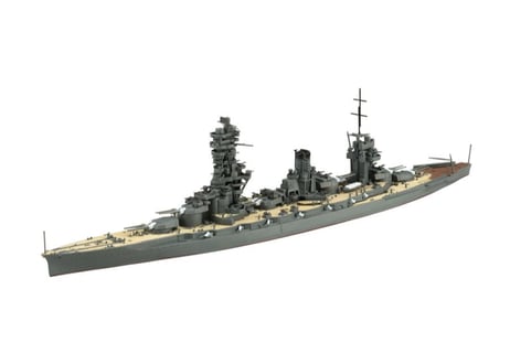 アオシマ 1/700 WL No.125 日本海軍戦艦 扶桑（ふそう）