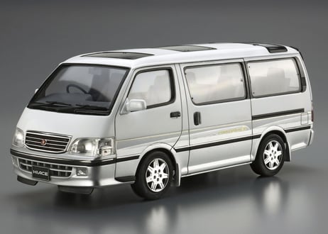 アオシマ 1/24 ザ･モデルカー No.133 トヨタ KZH100G ハイエーススーパーカスタムG '99
