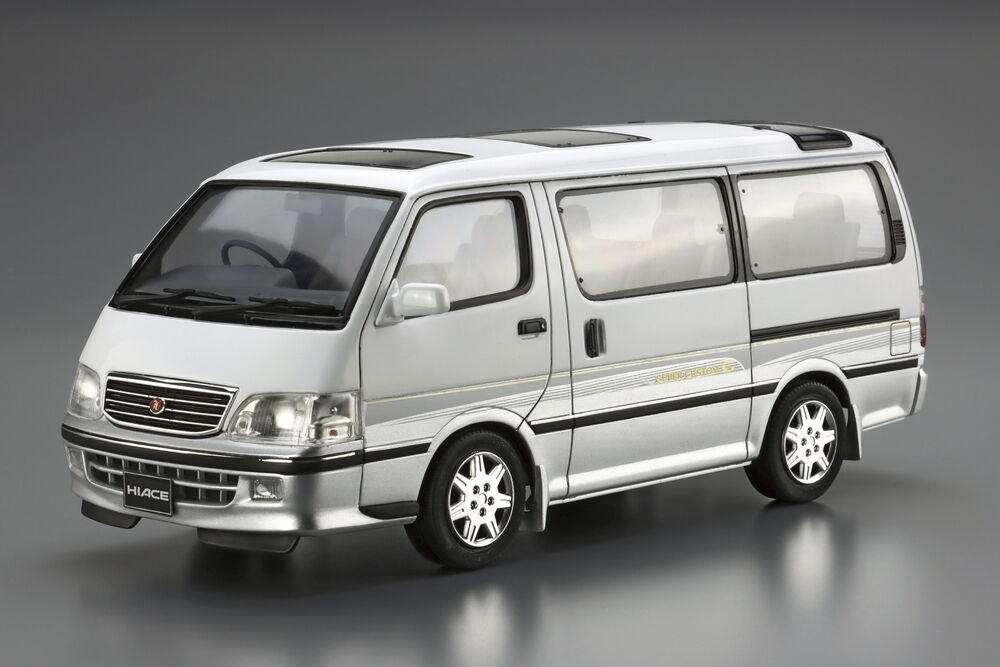 トヨタ　ハイエース　100系　プラモデル アオシマ 1/24 ザ・モデルカー No.133 トヨタ KZH100G ハイエース