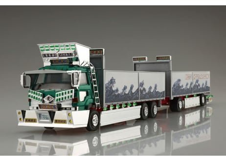 アオシマ 1/64 ミニデコNEXT No.10  夫婦船（フルトレーラ）