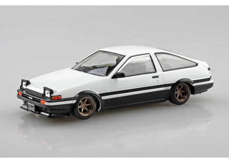 アオシマ 1/32 楽プラ スナップキット No.11CU-WB トヨタ スプリンタートレノ カスタム(ハイテックツートン)