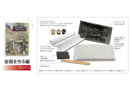 KATO 24-340 ジオラマ入門キット 岩面を作る編