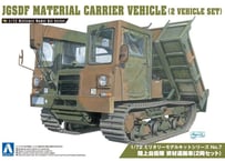 アオシマ 1/72 ミリタリーモデルキット No.07 陸上自衛隊 資材運搬車（2両セット）