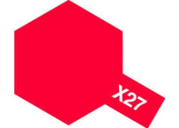タミヤ アクリルミニ X-27 クリヤーレッド