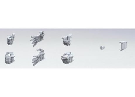 バンダイ 1/100 MSハンド01（連邦系）（BPHD-07）