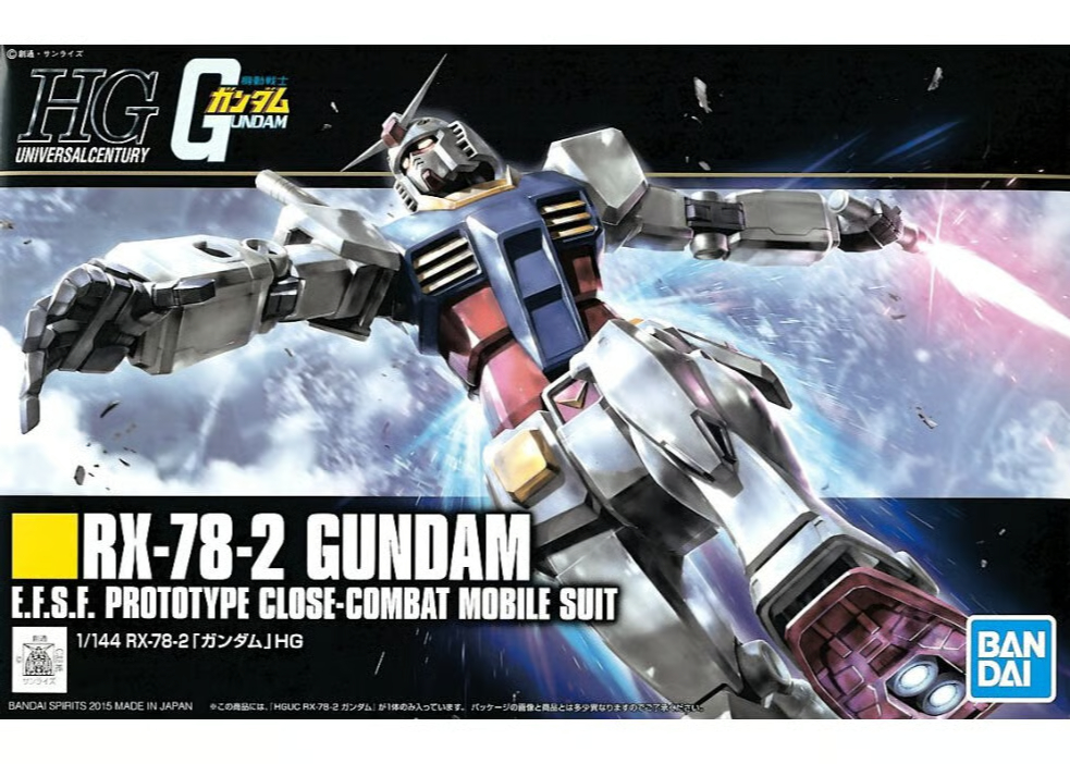 バンダイ HGUC-191 1/144 RX-78-2 ガンダム | ウエサカ模型店