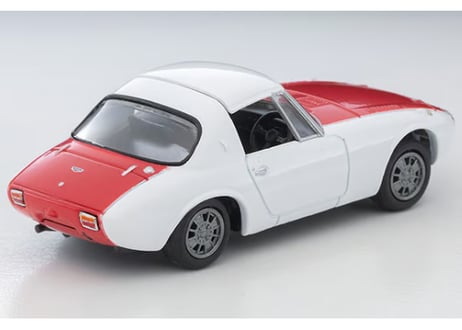 トミーテック 1/64 TLV-215a トヨタ スポーツ800 カスタムカラー仕様（白／赤）65年式