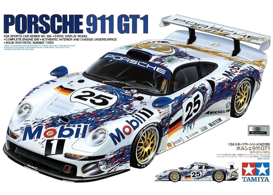 タミヤ 1/24 スポーツカー No.186 ポルシェ 911 GT1 | ウエサカ模型店