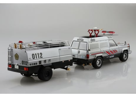 アオシマ 1/24 西部警察 No.7 サファリ4WD＆タンク車