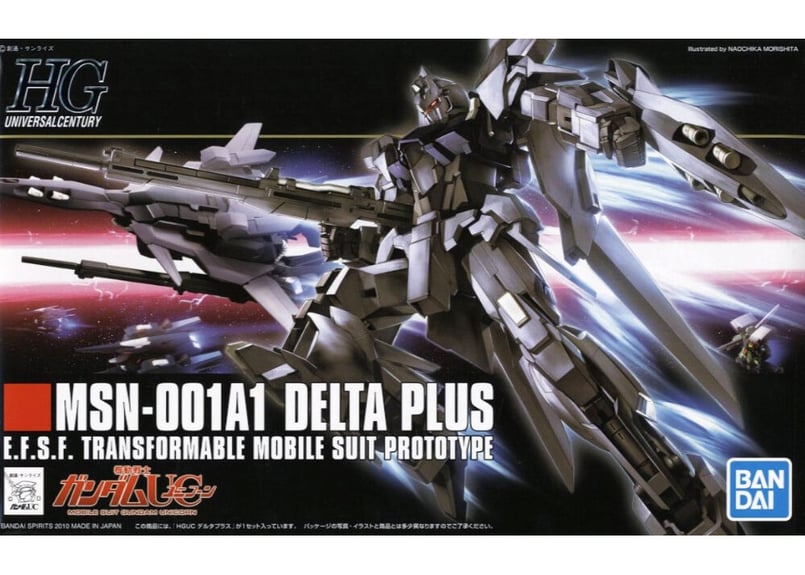 未組立 HG MSN-001A1 デルタプラス メタリックVer．1/144 Amazon.com: Bandai Hobby - #115 MSN-001A1 Delta Plus, Bandai