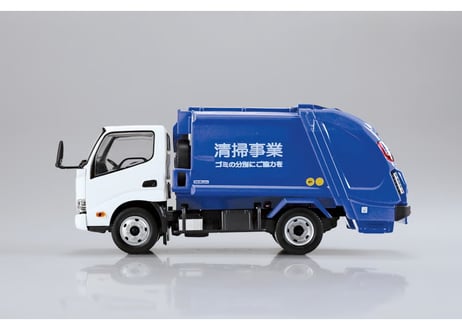 アオシマ 1/32 楽プラ スナップキット No.25-PK 日野 デュトロ パッカー車
