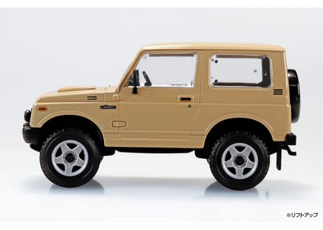アオシマ 1/32 楽プラ スナップキット No.18CU-KI スズキ JA11 ジムニー カスタムホイール(カーキ)