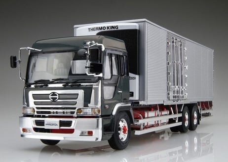 アオシマ 1/32 ヘビーフレイト No.02 日野 プロフィアテラヴィFR ハイスター短尺冷凍バン＆サーモキング