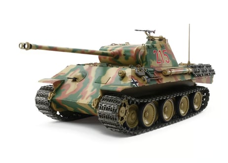 タミヤ 1/25RCタンク No.5 ドイツ戦車 パンサーA (専用プロポ付き)