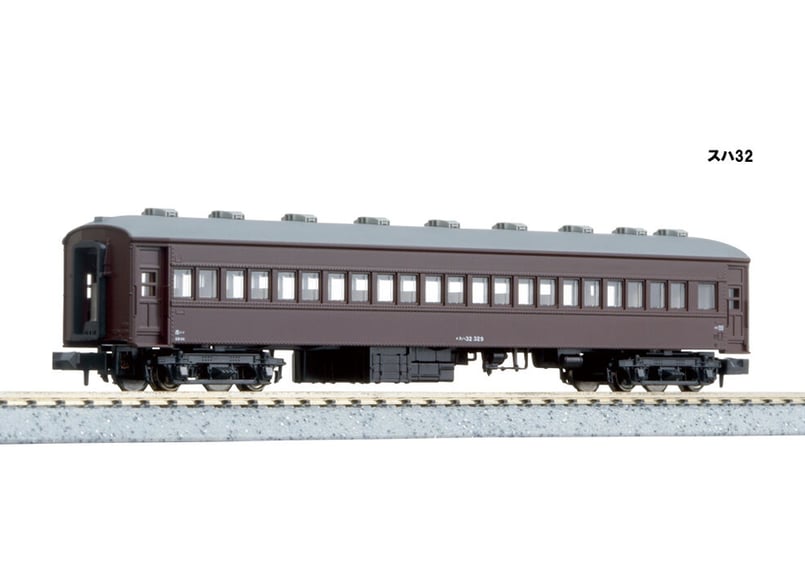 【新品同様】KATO 32系旧型客車 4両(スハフ32形、スハ32形) KATO京都駅店】​スハ32系客車（赤帯・三等標記） 特製品 8月発売