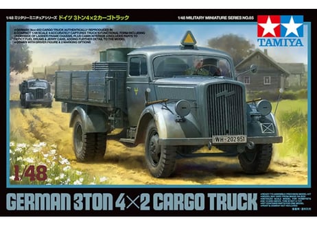 タミヤ 1/48 MM No.85 ドイツ 3トン4x2カーゴトラック