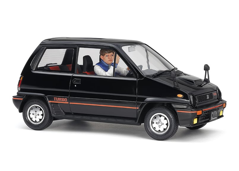 【塗装後未使用】タミヤ　シティターボ　ボディ＆ドライバーフィギュア 塗装後未使用】タミヤ シティターボ ボディ＆ドライバー