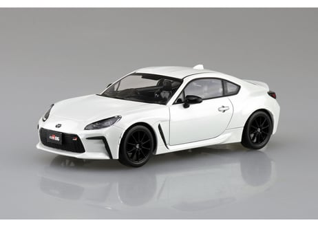 アオシマ 1/32 楽プラ スナップキット No.10-CW トヨタ GR86 2021(クリスタルホワイトパール)