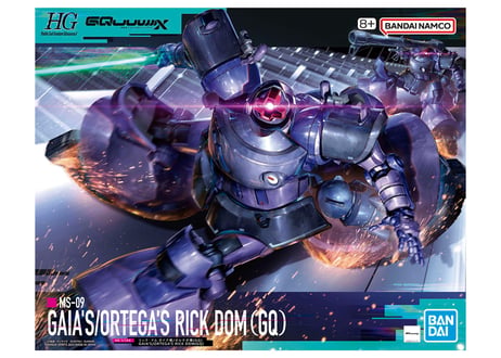 バンダイ HG 1/144 リック・ドム ガイア機/オルテガ機(GQ)（GQuuuuuuX-09）