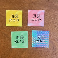 NO WAR ステッカー