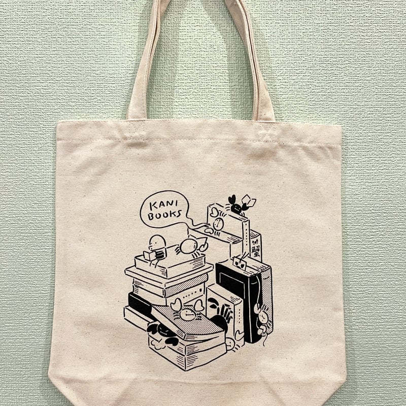 蟹ブックス×スケラッコ トートバッグ | 蟹ブックス WEB STORE