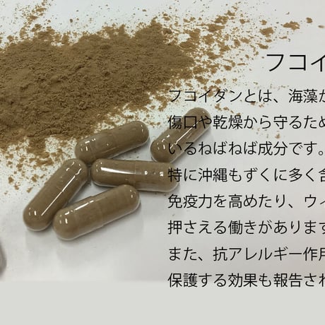 フコイダンカプセル180粒(約1ヶ月分)