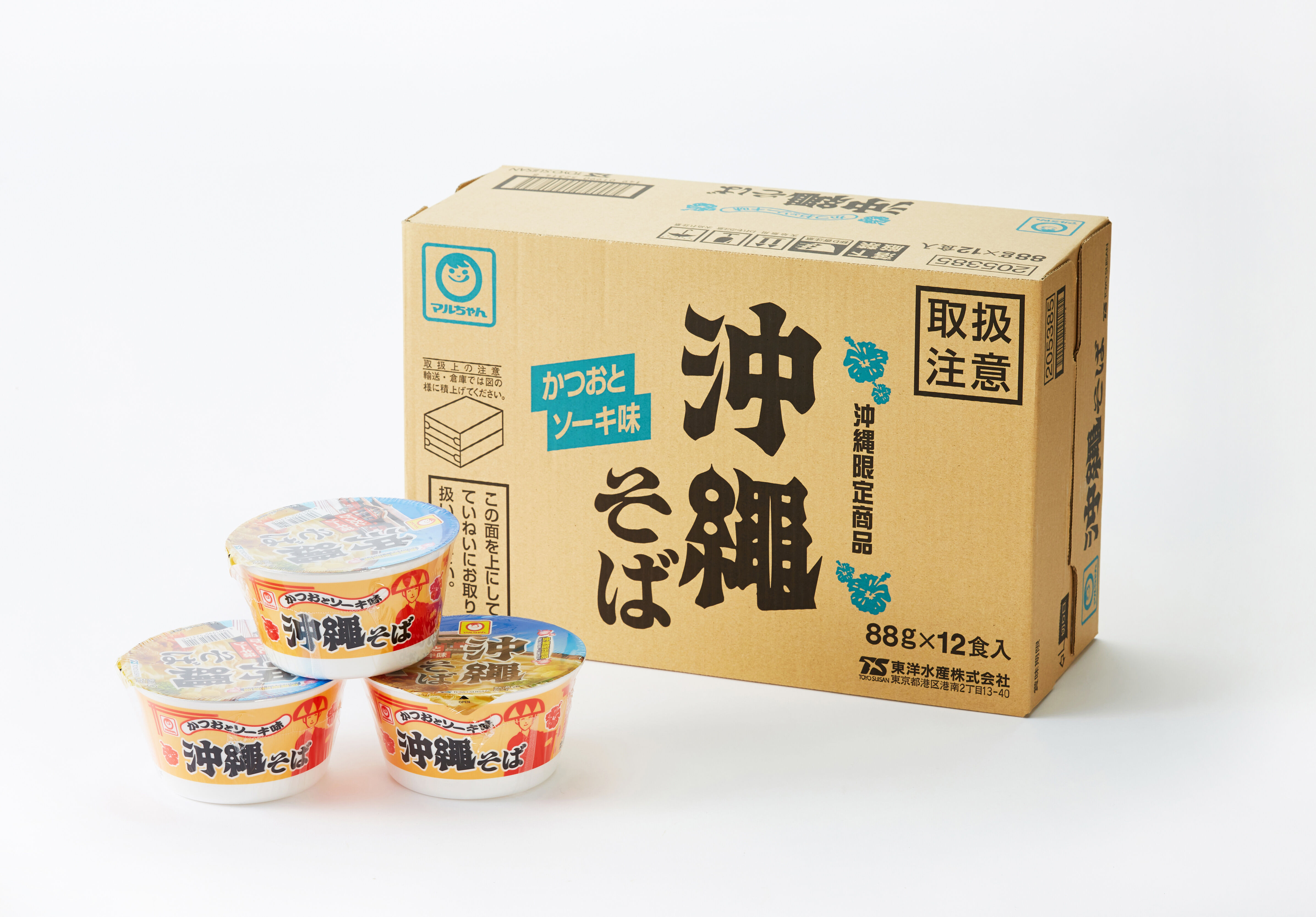 常温商品）マルちゃん カップ沖縄そば 1ケース(88g×12個) | アンマー