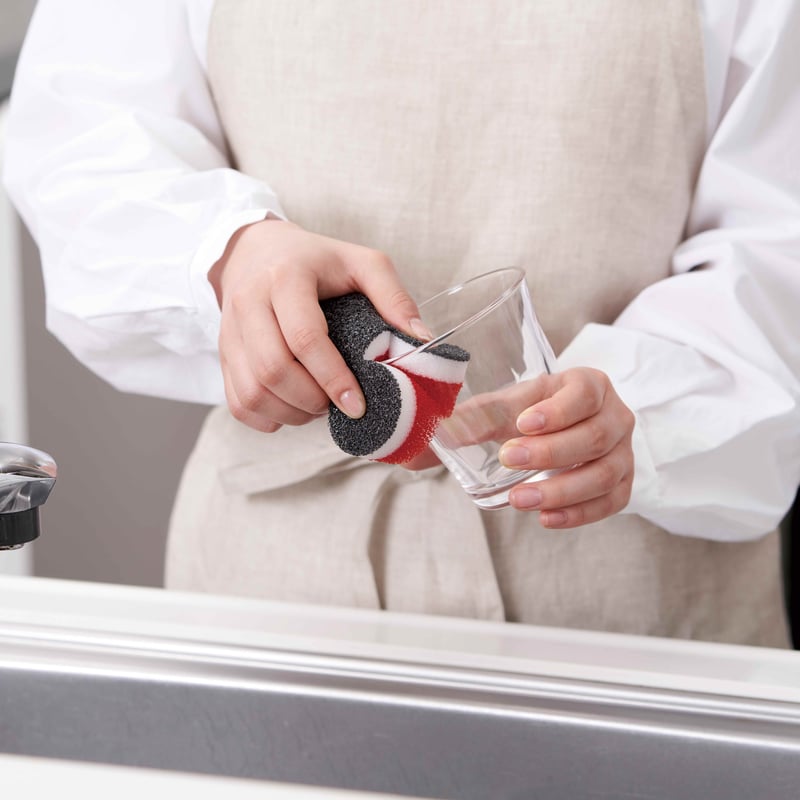 ミッキー＆ミニー台所用スポンジ〈ソフトタイプ〉4Pセット