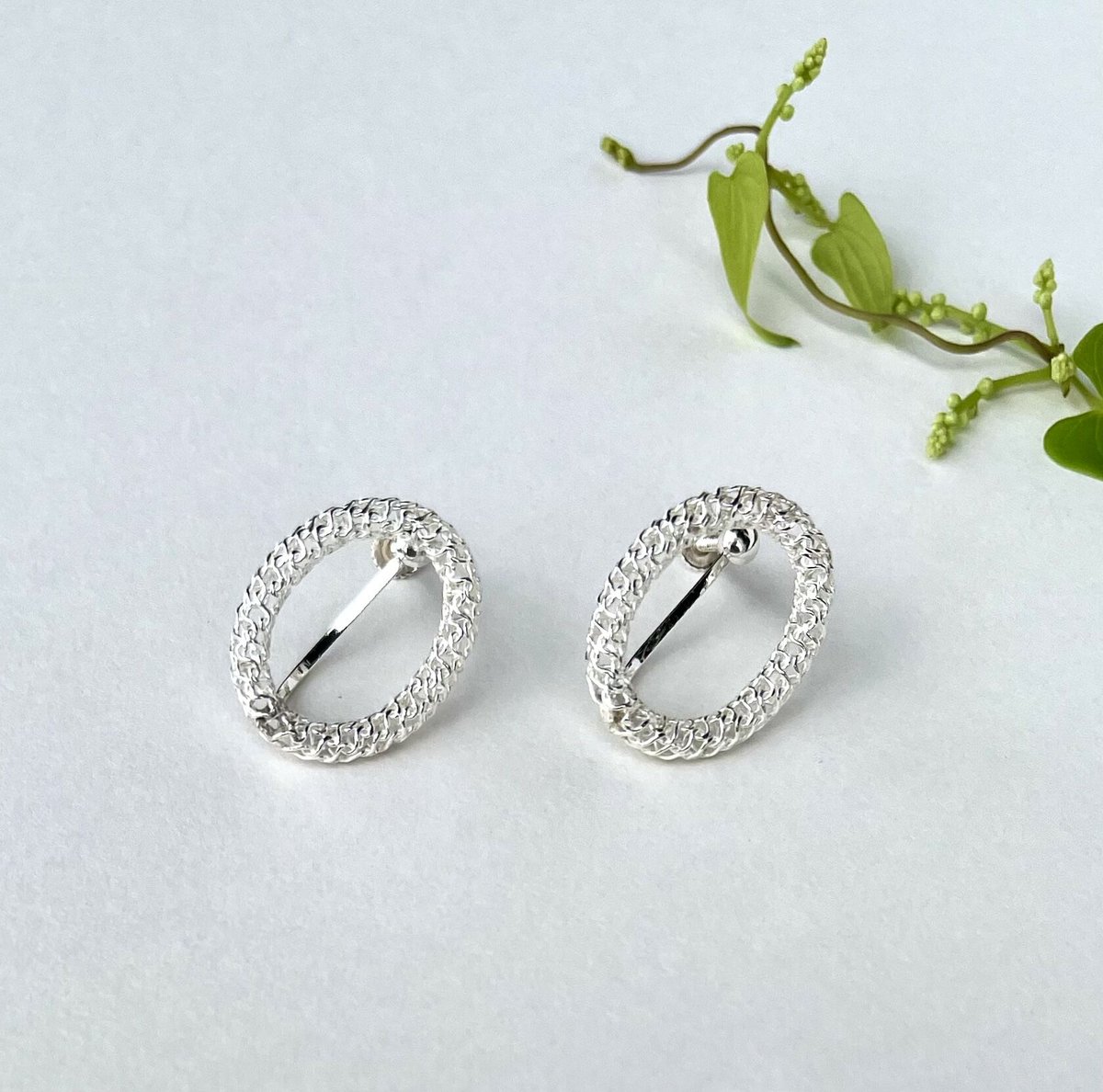 K.KAJU mesh M(earring) | 布う