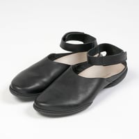 trippen トリッペン Pan 35 Trippen Pan 35 Women's Black Leather Strap Shoes, Pre-owned