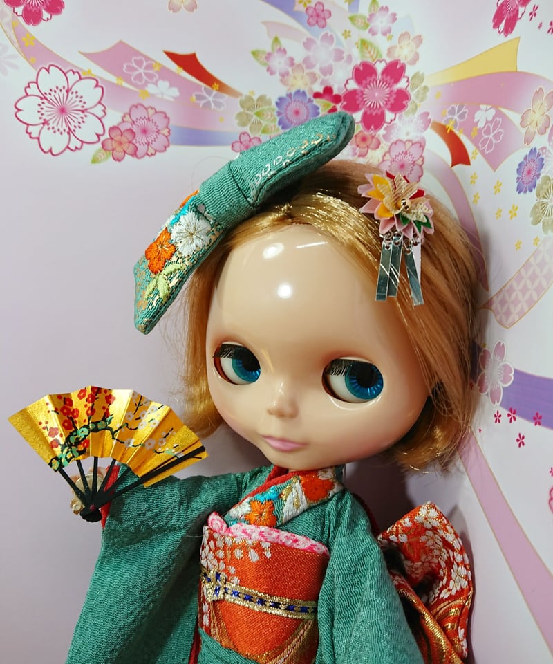 扇 梅柄 4.5センチ 5.5センチ | doll .wakolab STORE