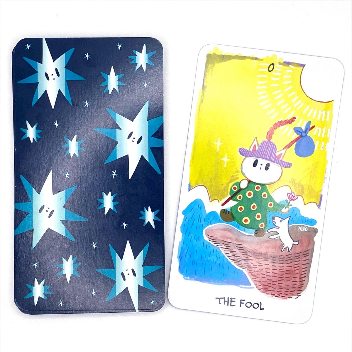 ねこタロ】大アルカナ22枚【オリジナルタロットカード】 | 猪野屋ね