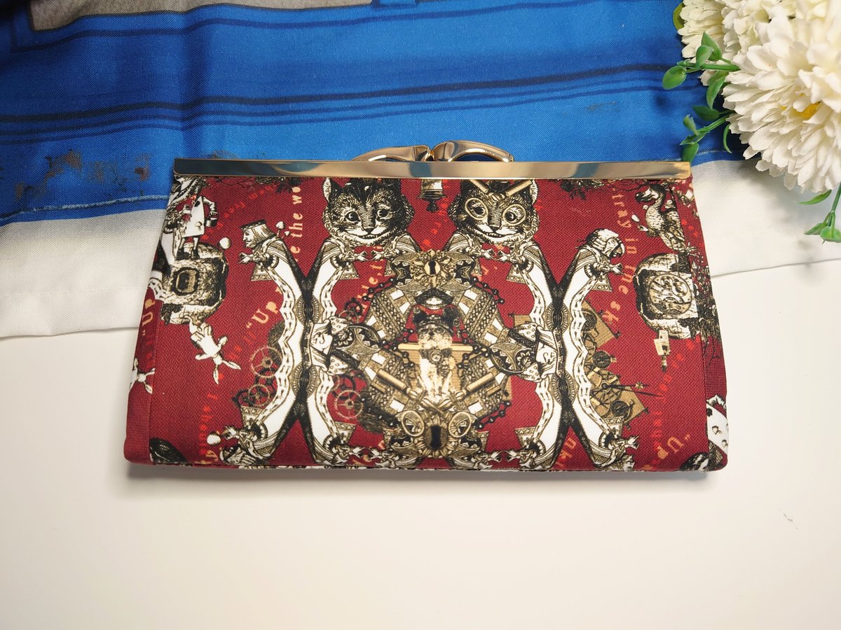 あかちゃん　長財布　やりくり財布　ハンドメイド　レア廃盤生地 長財布 やりくり財布 ハンドメイド レア廃盤生地