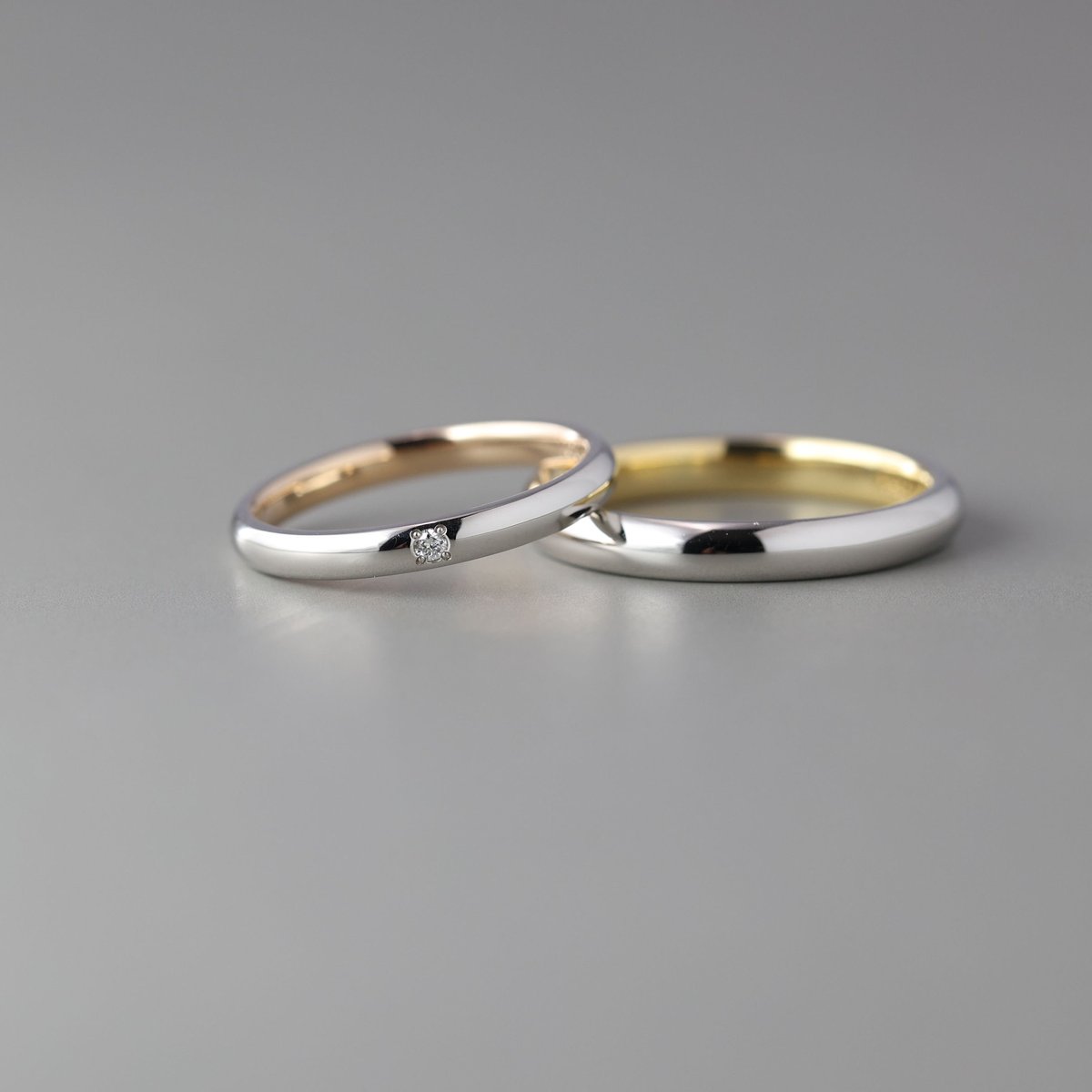 KY003【結婚指輪】シンプリッツ リング | daiamond jewelry akari