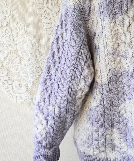 【Seek an nur】Ireland Alan Knit Fisherman Sweater